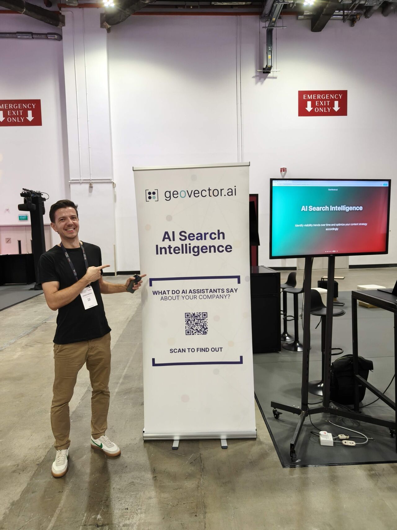 GeoVector.ai booth at SWITCH 2025